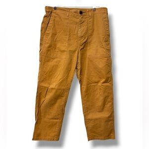 Alex Mill Women’s Neil Golden Brown Cargo Utility Casual Pants Size 14